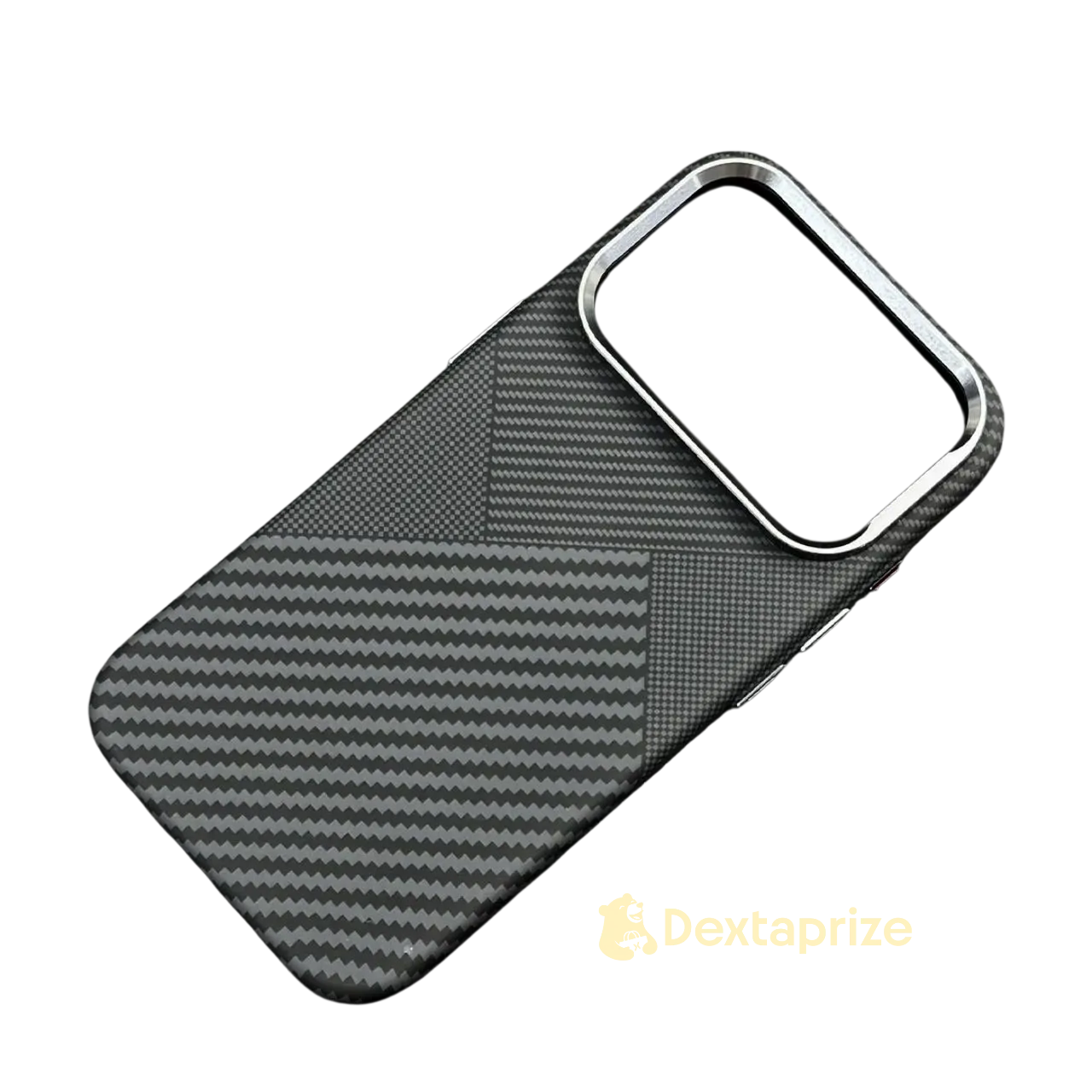 AeroWeave Premium Carbon Fiber Texture Case with Alloy Camera Guard