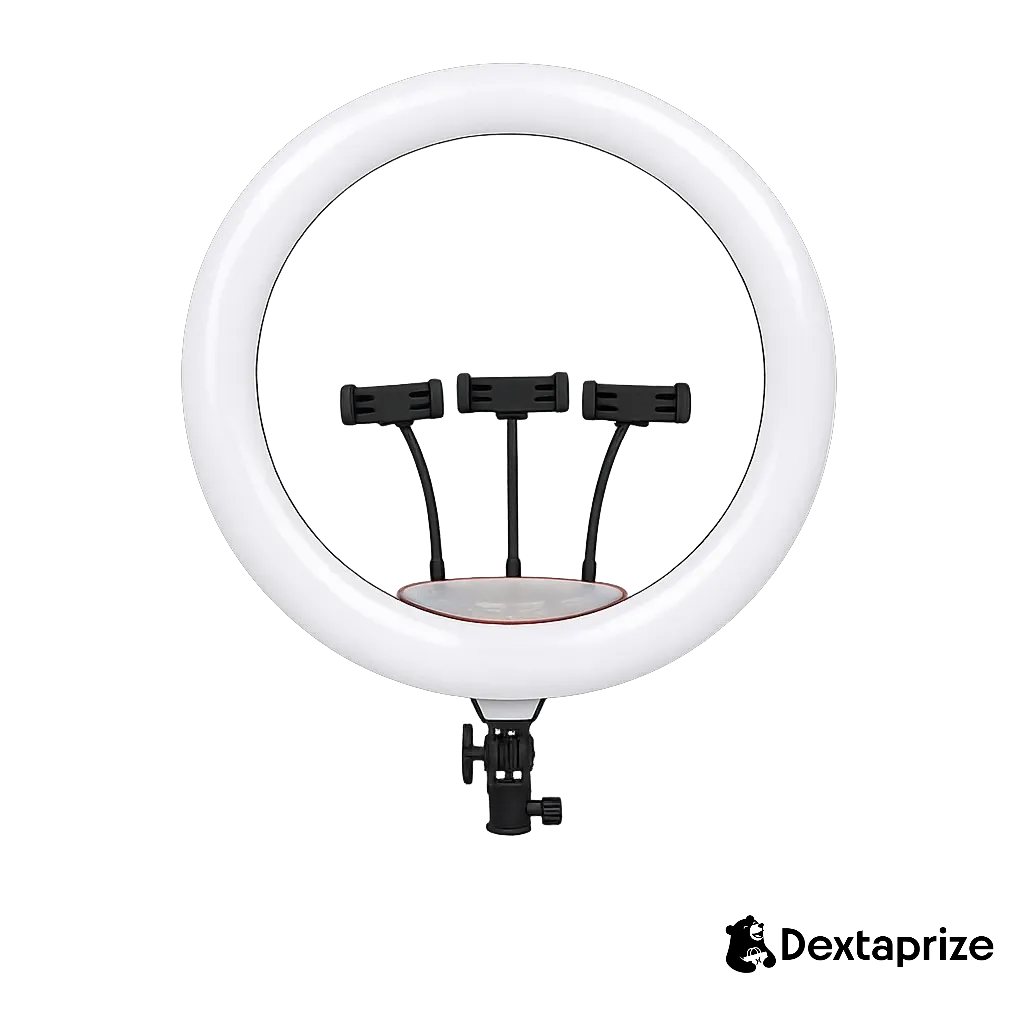 LumiPro LED Ring Fill Light Kit (8”–22”) for Content Creation & Live Streaming