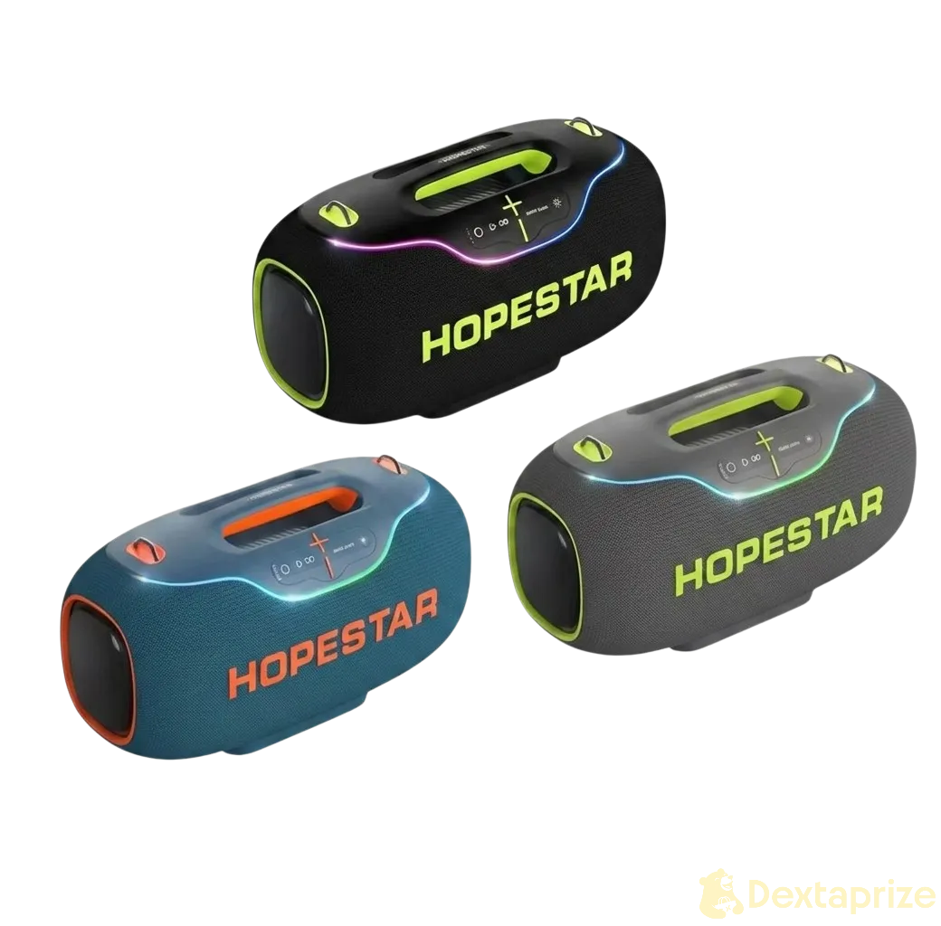 Hopestar AquaBeat Portable Bluetooth Speaker & Mic Bundle