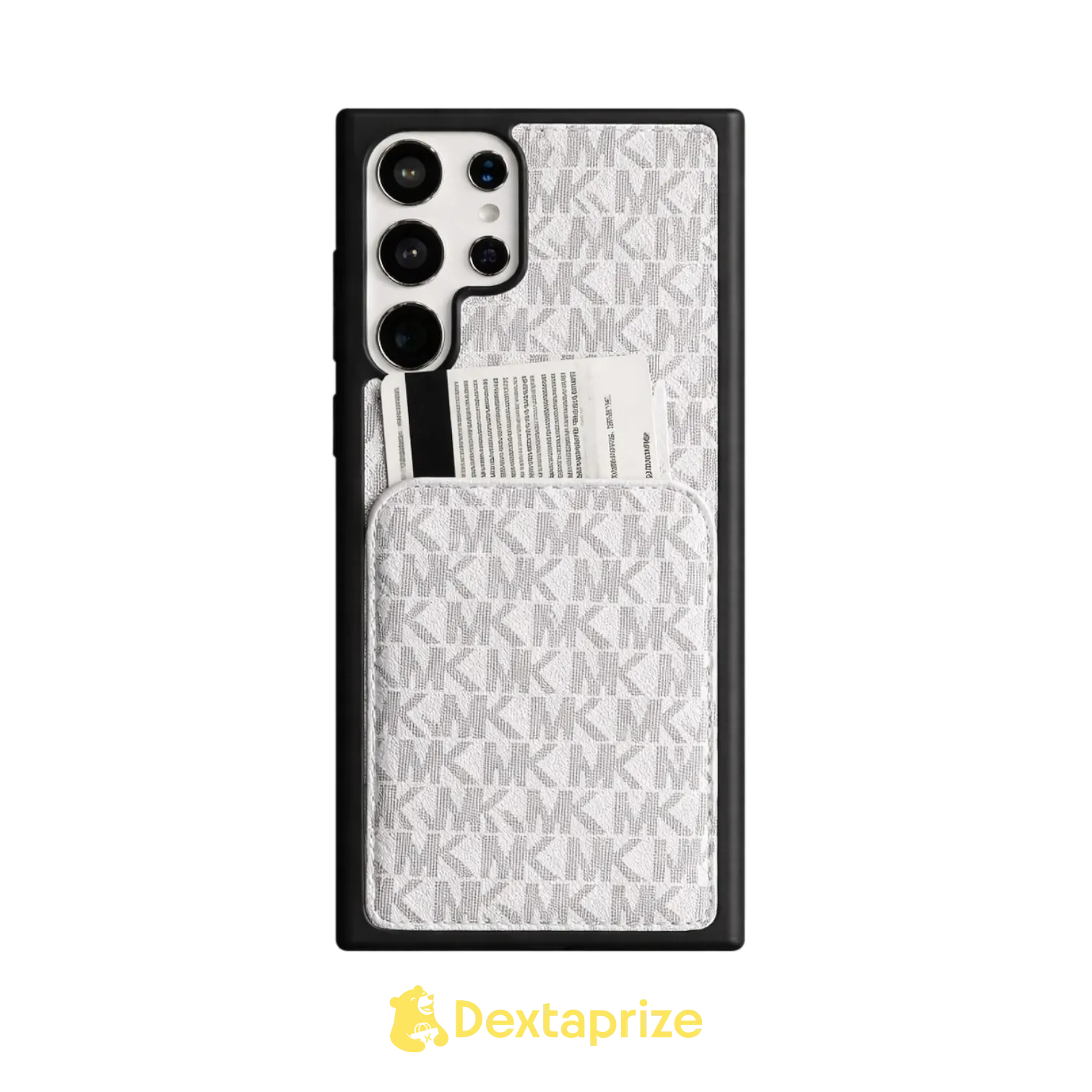 Luxury Monogram Wallet Phone Case with Card Holder for Galaxy S Series