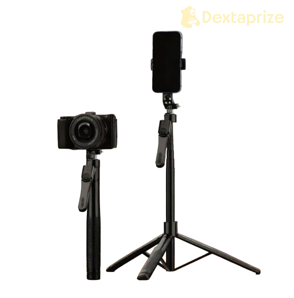 Lanmi cool 2.15m selfie stick portable Bluetooth remote control phone holder