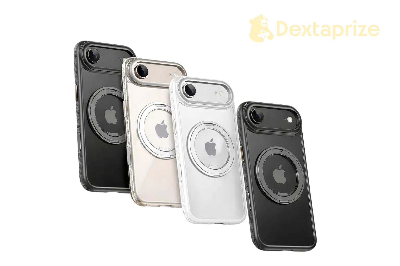 360° Rotating Magnetic Ring Stand Shockproof Phone Case for iPhone air 