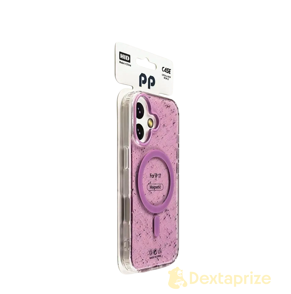 Yejun Magnetic Clear Glitter Shockproof Phone Case (Eco Speckled Series